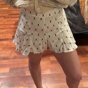 Stone Cold Fox silk shorts